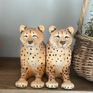 Ferm living cheetah bookends